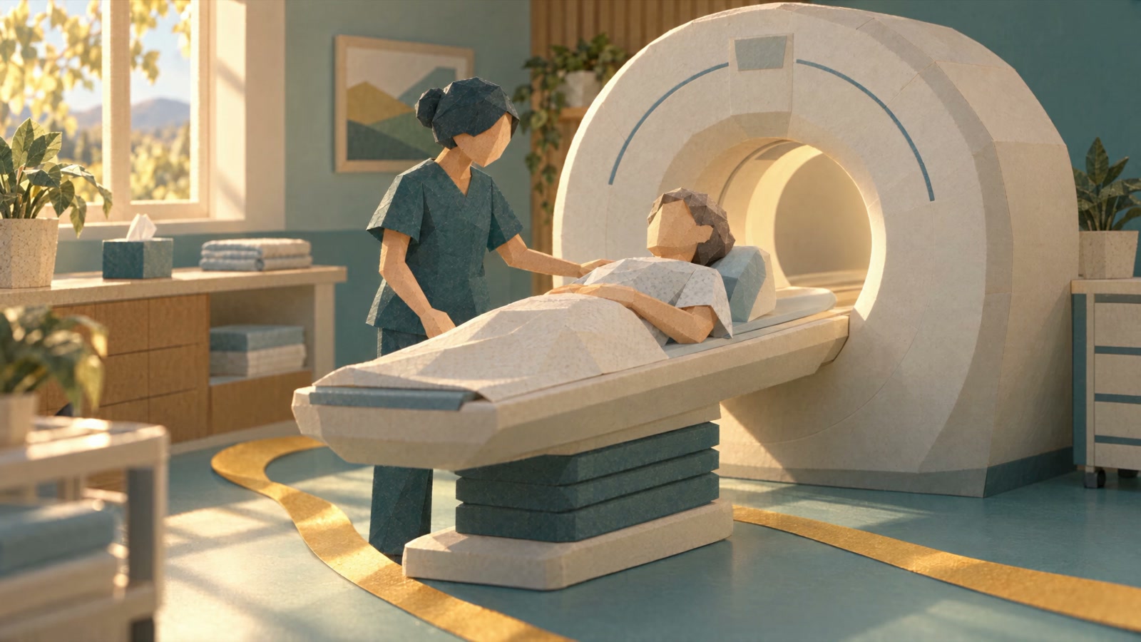 An illustrated local imaging center from the Tap film
